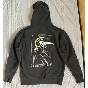 Any Means Necessary - Let the weak burn  Hoodie Size Medium
